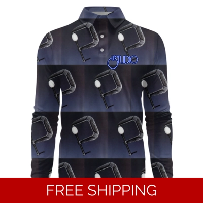 Le Studio Grace Under Pressure Custom 3D Long-Sleeved Polo Shirt